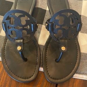 Tory Burch Matte Black Sandals